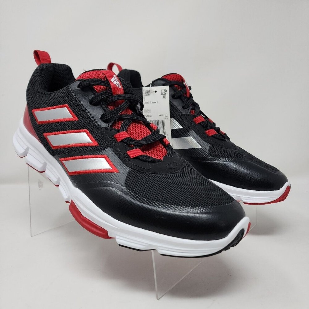 Adidas Baseball Shoes Mens 11.5 Black Speed Trainer 5 Coach Sneakers Team Royal